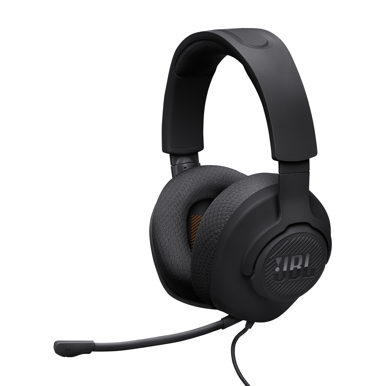 JBL Quantum 100M2 - Black - Wired over-ear gaming headset with detachable mic and mute option - Detailshot 3
